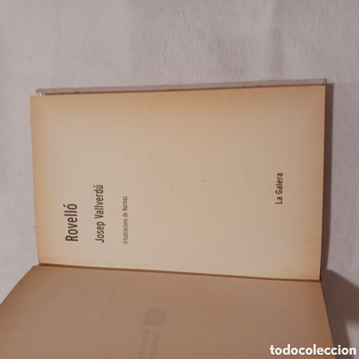 Libros de segunda mano: Rovello de Josep Vallverdu - Foto 3
