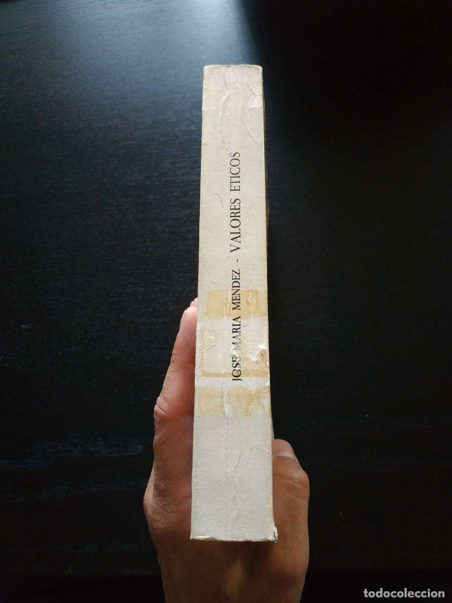 Libros de segunda mano: Valores &eacute;ticos - Jos&eacute; Mar&iacute;a M&eacute;ndez - Foto 3