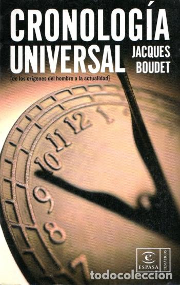 Libros de segunda mano: CRONOLOG&Iacute;A UNIVERSAL - JACQUES BOUDET - Foto 1