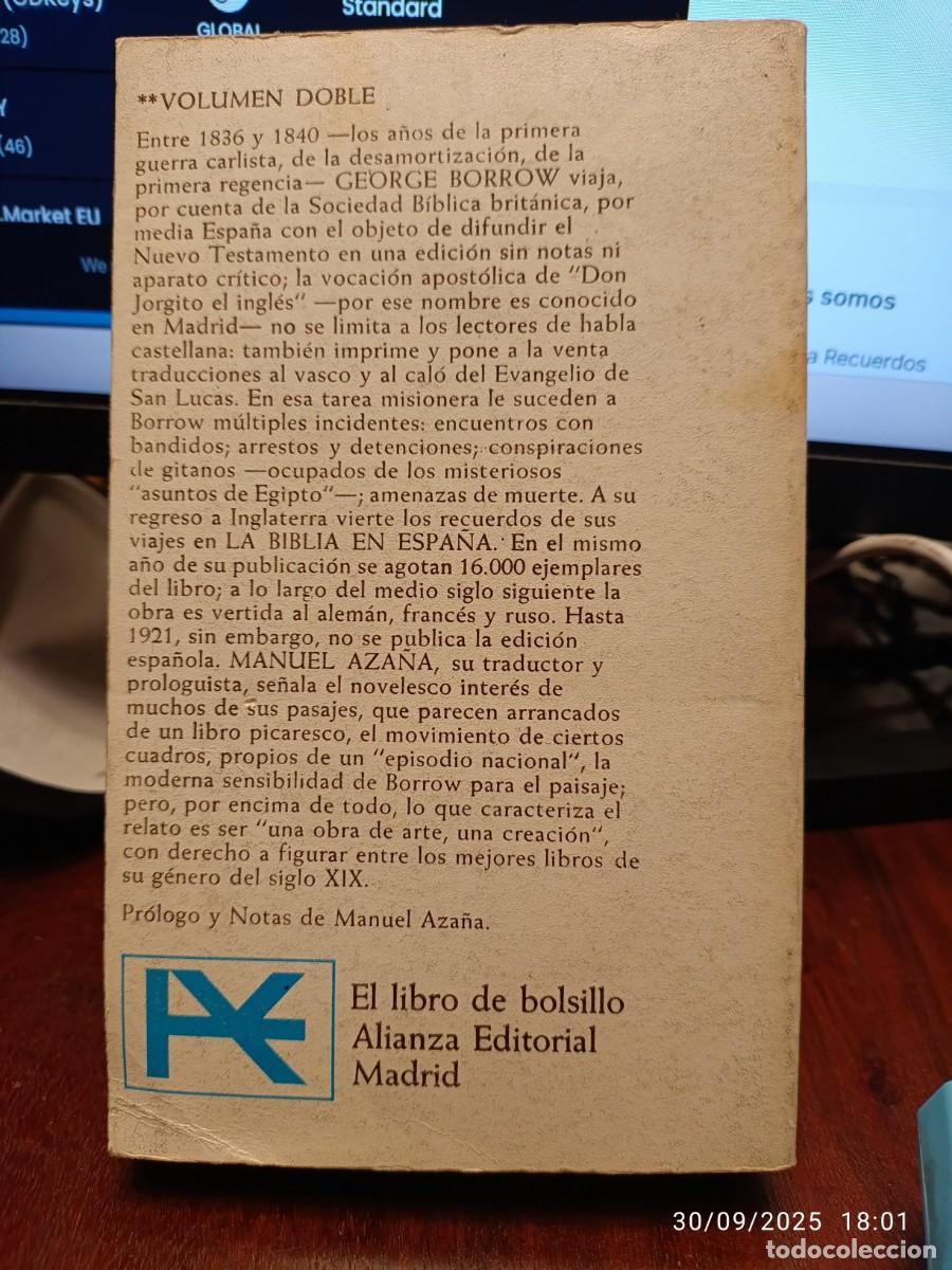Libros de segunda mano: La biblia en Espa&ntilde;a. George Borrow - Foto 2