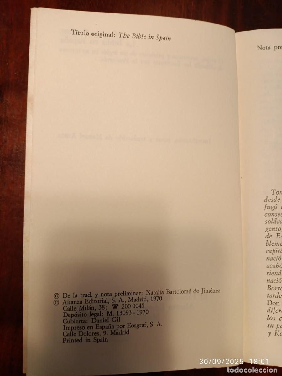 Libros de segunda mano: La biblia en Espa&ntilde;a. George Borrow - Foto 3