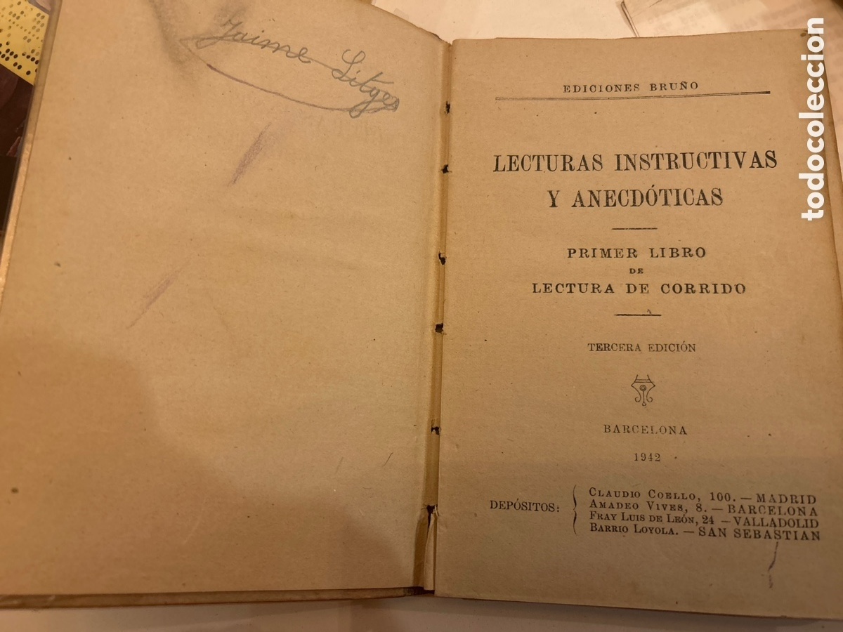 Libros de segunda mano: Lecturas instructivas y an&eacute;cdoticas. Ediciones Bru&ntilde;o. C4 - Foto 2