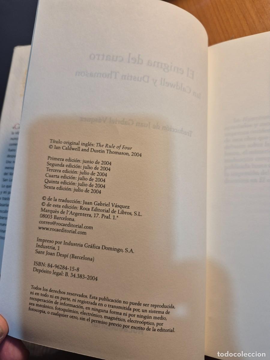 Libros de segunda mano: El Enigma del Cuatro - Foto 2
