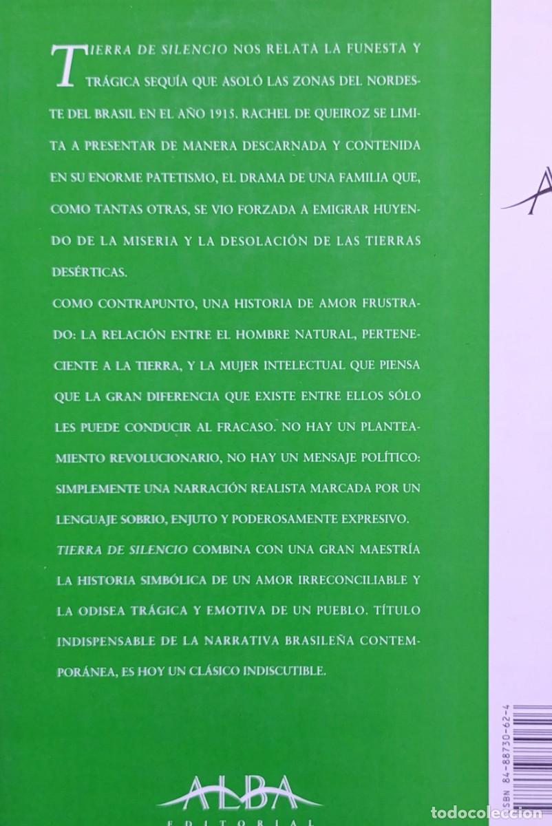 Libros de segunda mano: TIERRA DE SILENCIO - RACHEL DE QUEIR&Oacute;Z- D30 - Foto 2