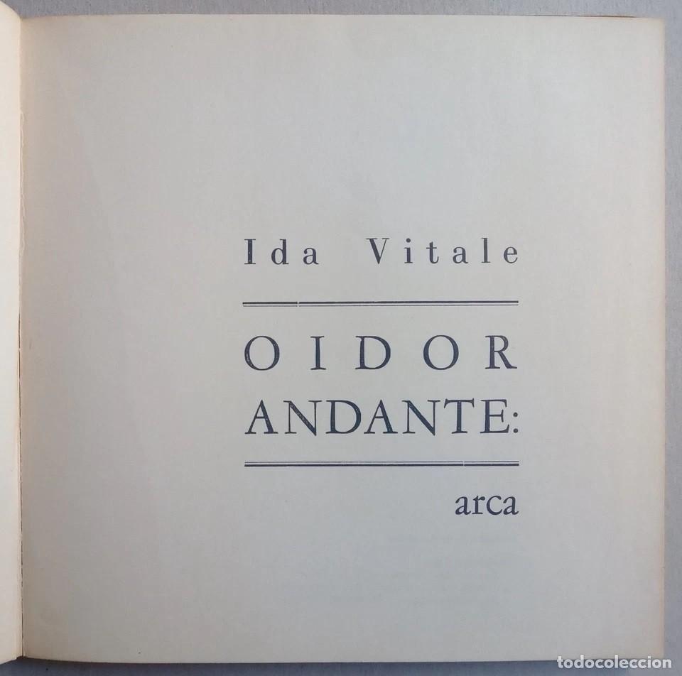 Libros de segunda mano: Vitale, Ida - Oidor Andante - Editorial Arca - Primera Edici&oacute;n - (1972) - Foto 2