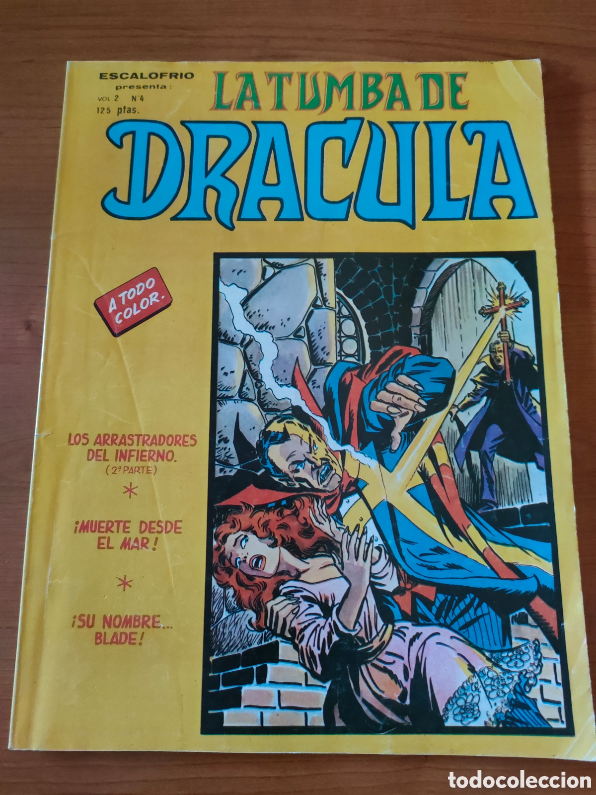 Libros de segunda mano: La tumba de Dr&aacute;cula. Vol 2. N&uacute;mero 4 y 5. Ediciones v&eacute;rtice. Comics. - Foto 3