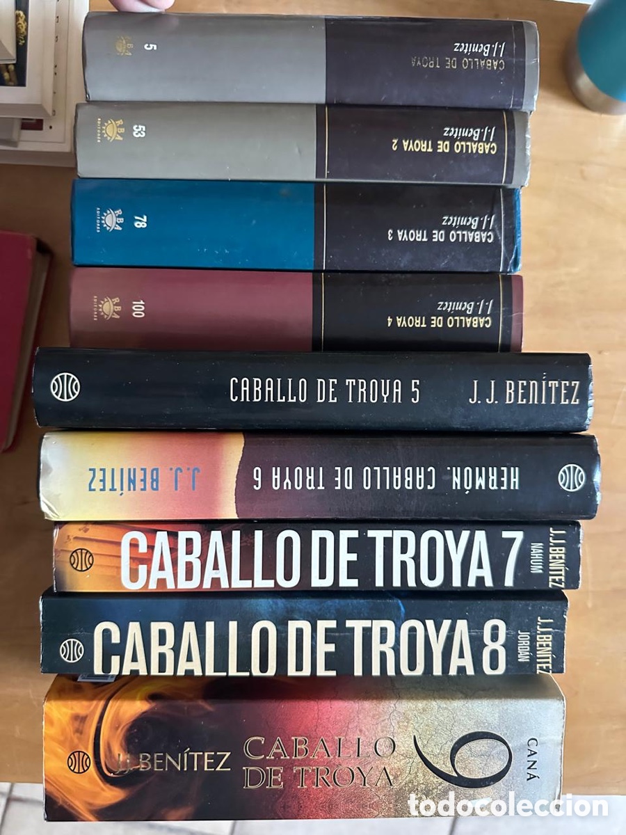 Libros de segunda mano: Caballo de Troya 9 tomos - Benitez, J. J. - Foto 3