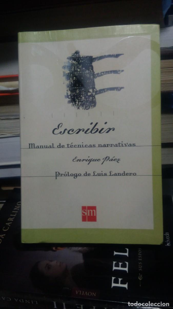 Libros de segunda mano: Escribir Manual de tecnicas narrativas SM - Foto 1