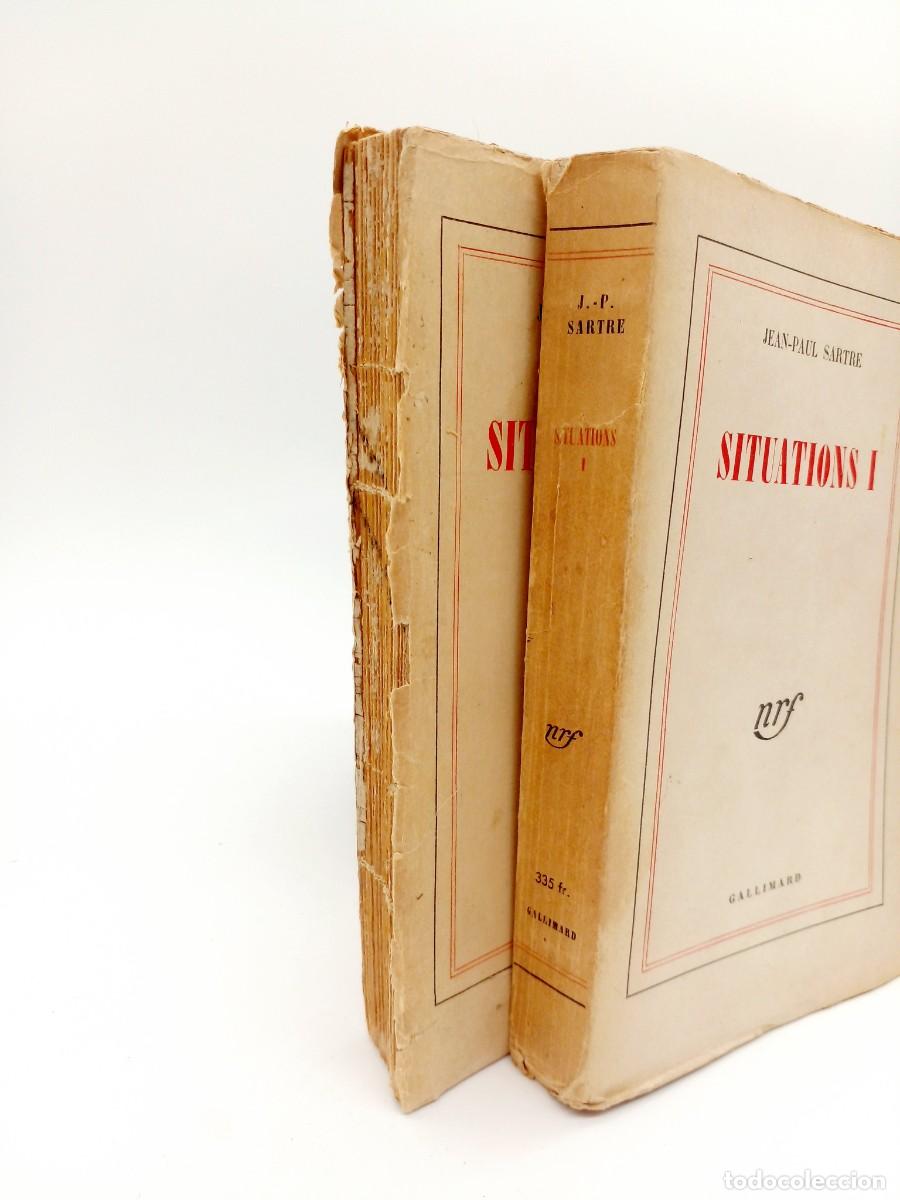 Libros de segunda mano: Jean-Paul Sartre &ndash; Situations I & II &ndash; Ediciones m&uacute;ltiples &ndash; 1947 / 1948 - Foto 2
