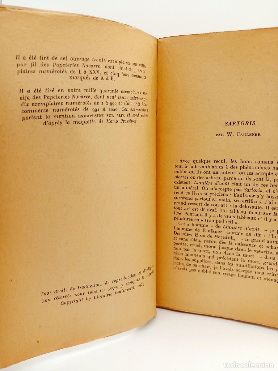 Libros de segunda mano: Jean-Paul Sartre &ndash; Situations I & II &ndash; Ediciones m&uacute;ltiples &ndash; 1947 / 1948 - Foto 4