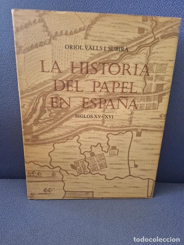 Libros de segunda mano: Libro: La historia del papel en Espa&ntilde;a. Tres tomos. - Foto 2