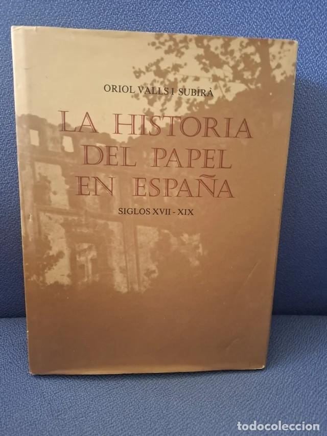 Libros de segunda mano: Libro: La historia del papel en Espa&ntilde;a. Tres tomos. - Foto 3