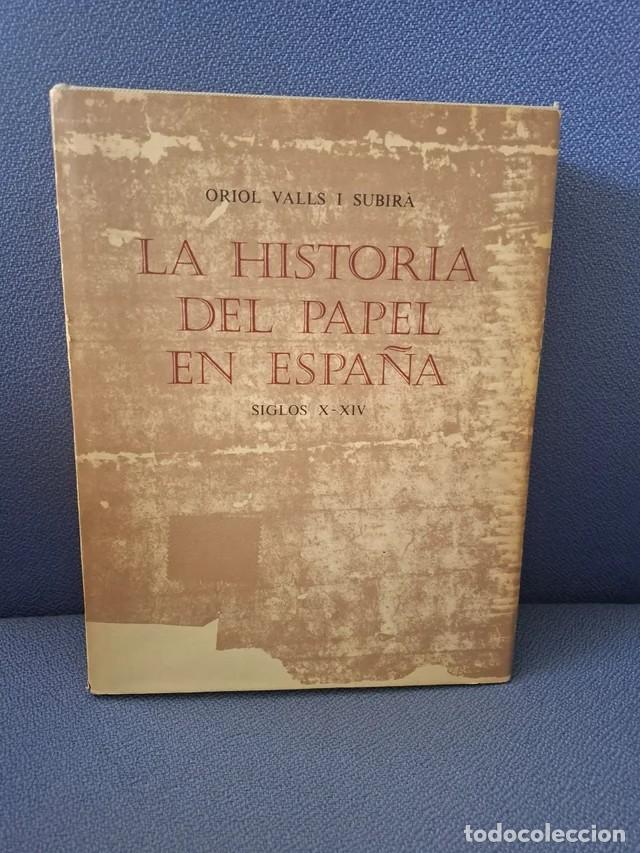 Libros de segunda mano: Libro: La historia del papel en Espa&ntilde;a. Tres tomos. - Foto 5