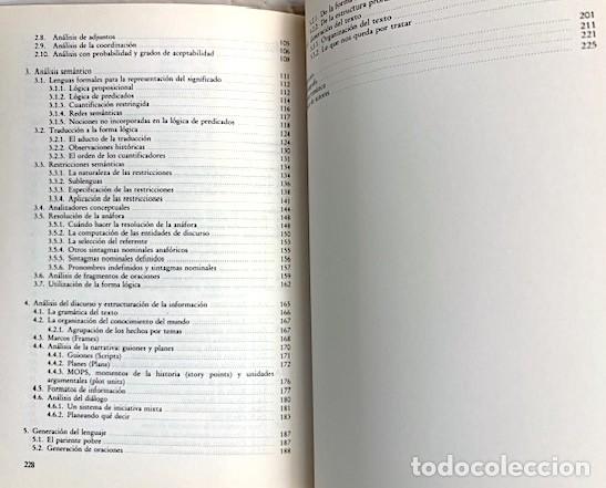 Libros de segunda mano: Introducci&oacute;n a la Lingu&iacute;stica Computacional. (An&aacute;lisis sint&aacute;ctico, sem&aacute;ntico, del discurso&hellip; Grishman - Foto 4