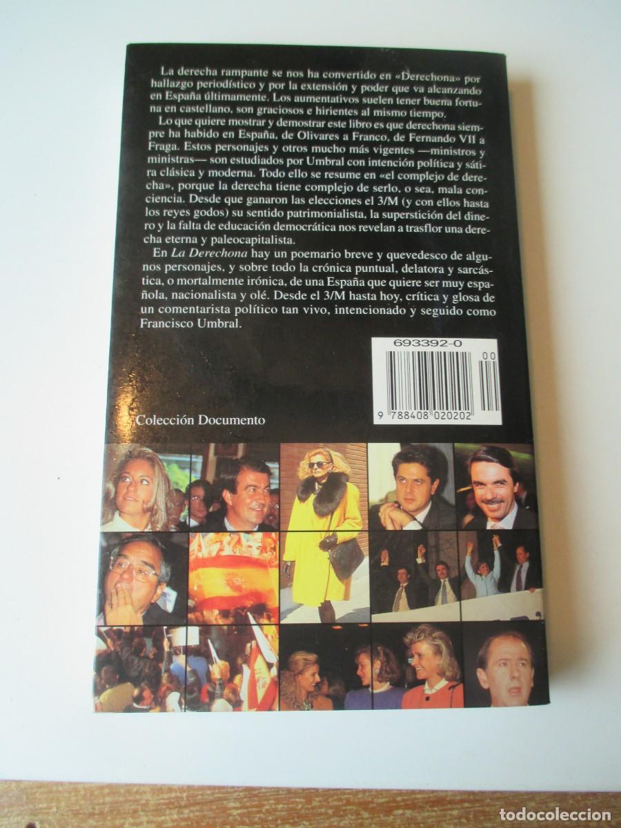 Libros de segunda mano: FRANCISCO UMBRAL La derechona W36505 - Foto 2