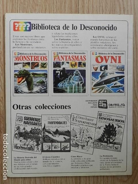 Libros de segunda mano: Biblioteca de lo desconocido Todo sobre MONSTRUOS Ediciones Plesa SM - Foto 2