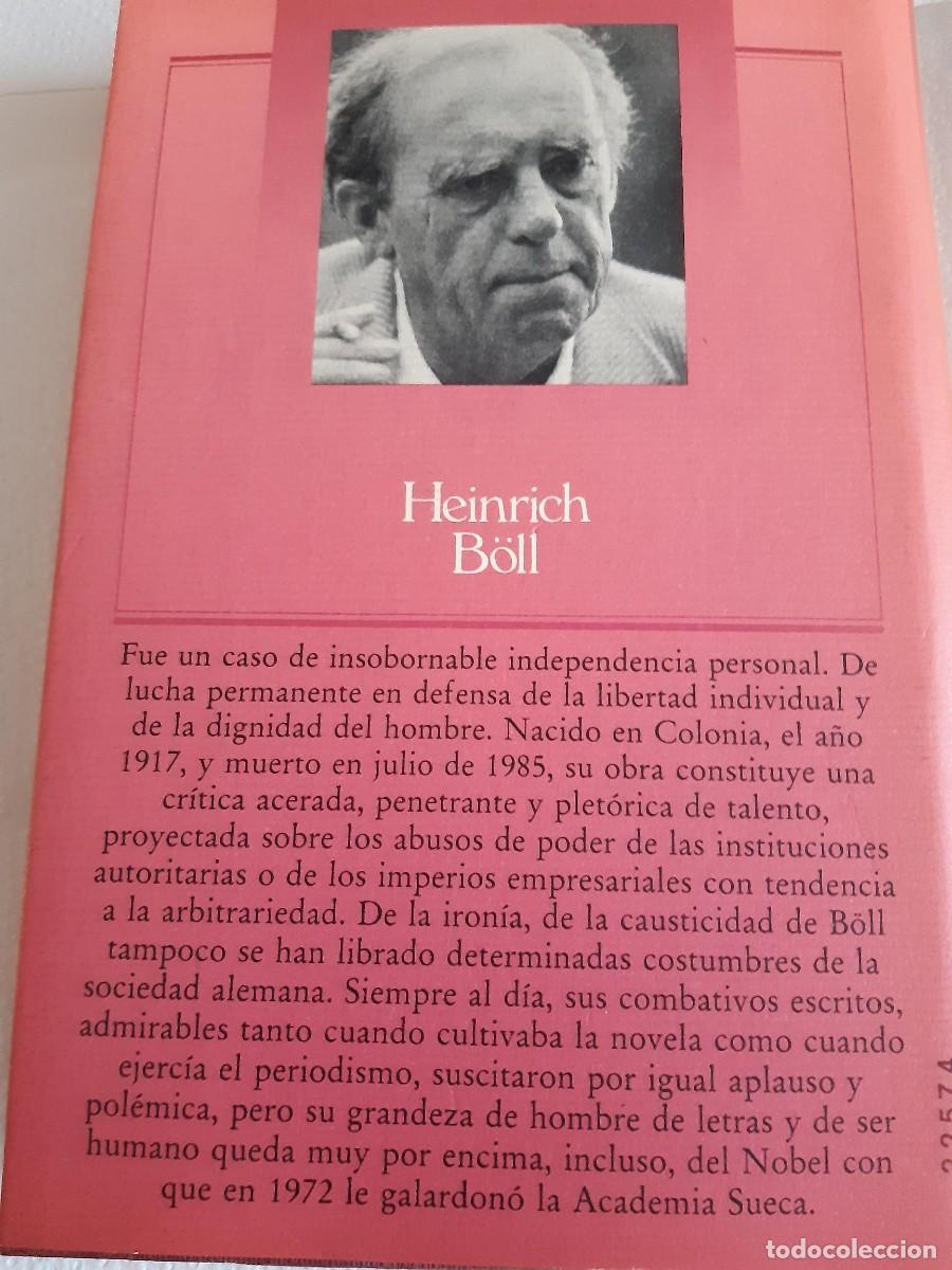 Libros de segunda mano: Heinrich B&ouml;ll El honor perdido de Katharina Blum - Foto 2