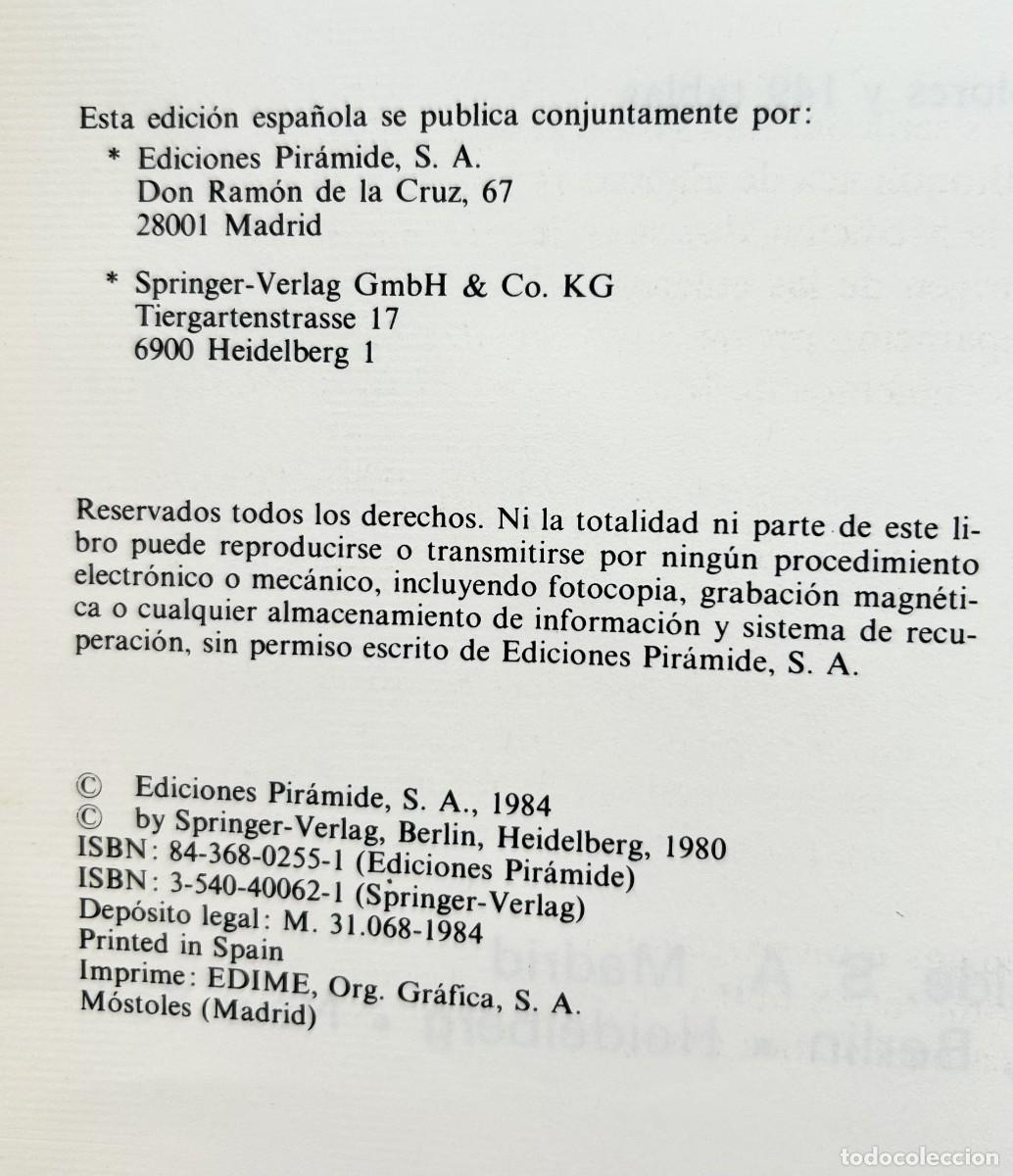 Libros de segunda mano: BIOQUIMICA - Jungermann M&ouml;hler Pir&aacute;mide 1984 - Foto 3