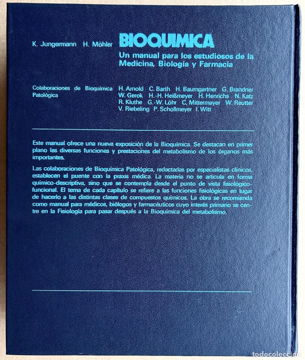 Libros de segunda mano: BIOQUIMICA - Jungermann M&ouml;hler Pir&aacute;mide 1984 - Foto 5