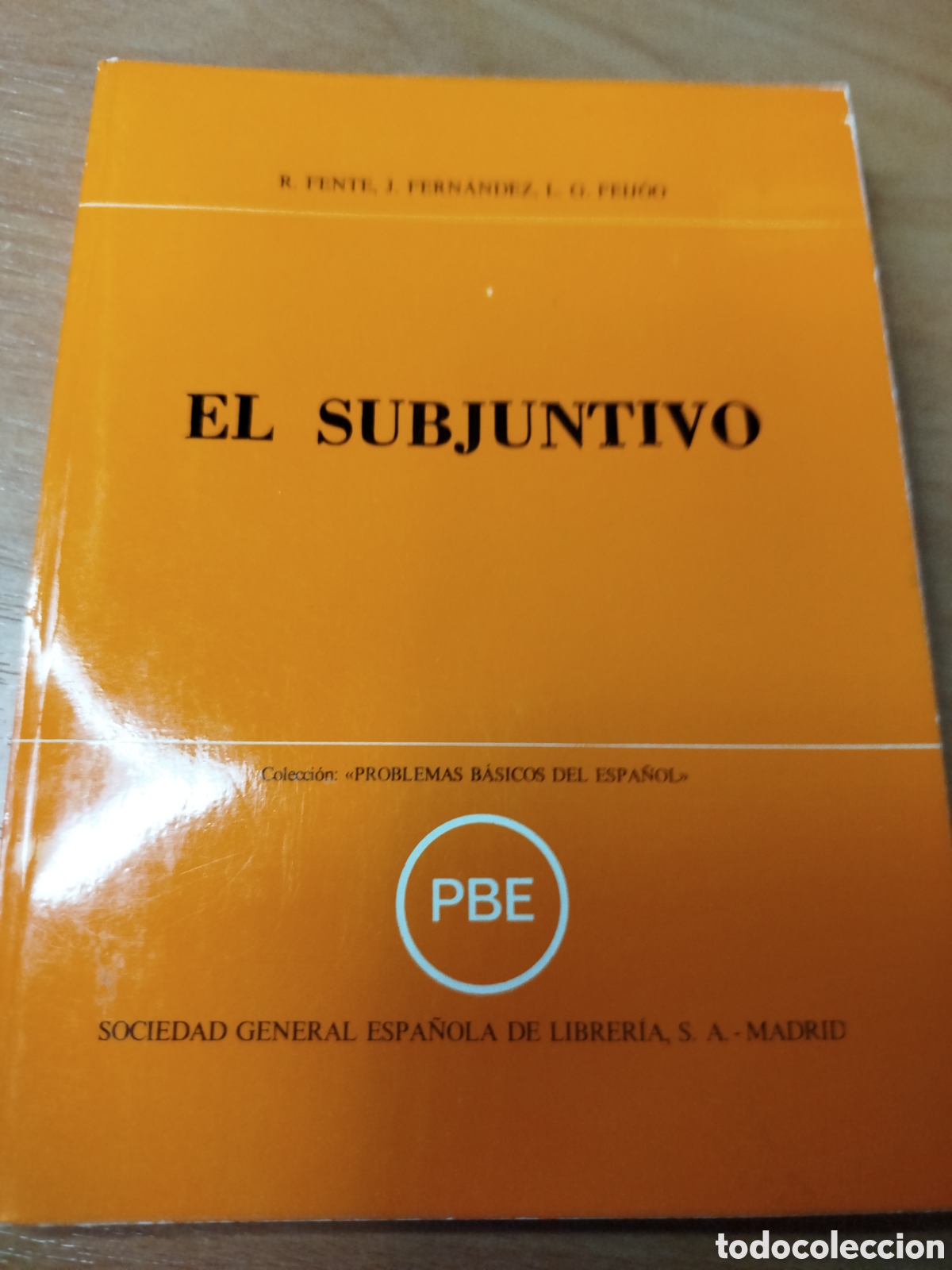 Libros de segunda mano: El subjuntivo. PBE. R. frente. Problemas b&aacute;sicos del espa&ntilde;ol - Foto 1