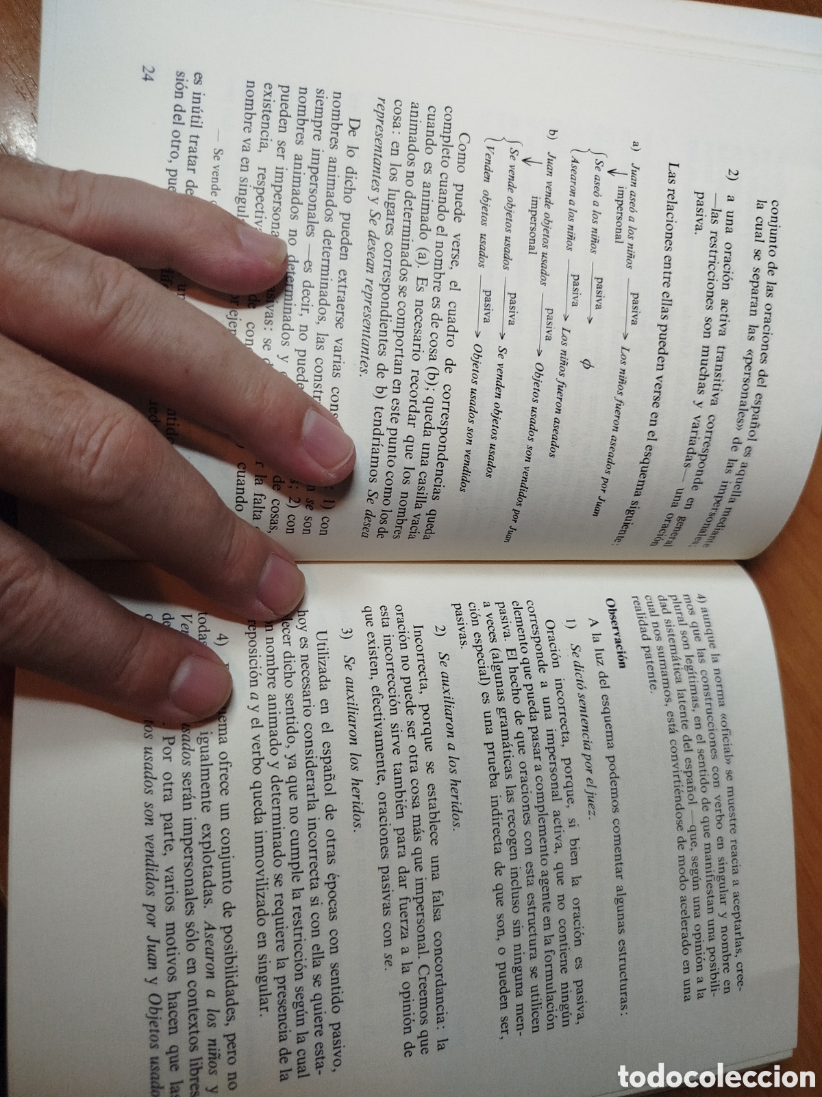 Libros de segunda mano: Usos de se. Molina redondo. Problemas b&aacute;sicos del espa&ntilde;ol. Pbe - Foto 2