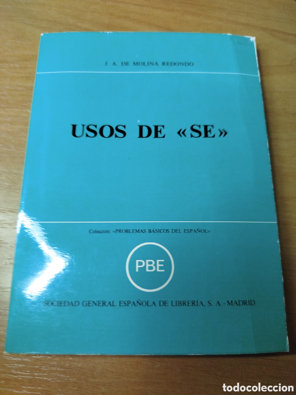 Libros de segunda mano: Usos de se. Molina redondo. Problemas b&aacute;sicos del espa&ntilde;ol. Pbe - Foto 1