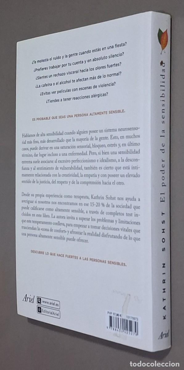 Libros de segunda mano: El poder de la sensibilidad. Kathrin Sohst. Ariel Ed. 2017. 2&ordf; edici&oacute;n! Excelente estado!! - Foto 2