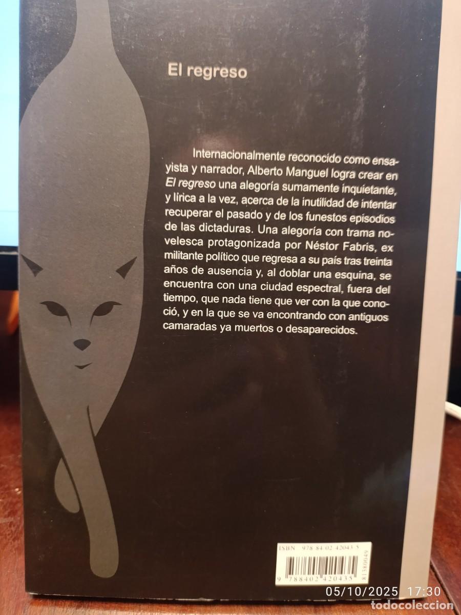 Libros de segunda mano: El regreso. Alberto Manguel - Foto 2
