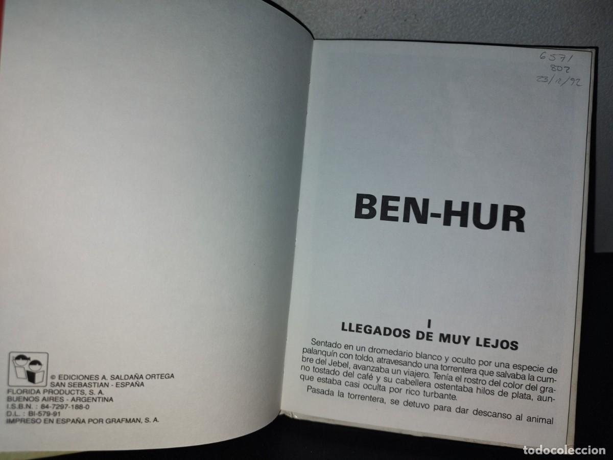 Libros de segunda mano: 204- BEN-HUR. COLECCI&Oacute;N ORO - EDICIONES A. SALDA&Ntilde;A ORTEGA - Foto 6