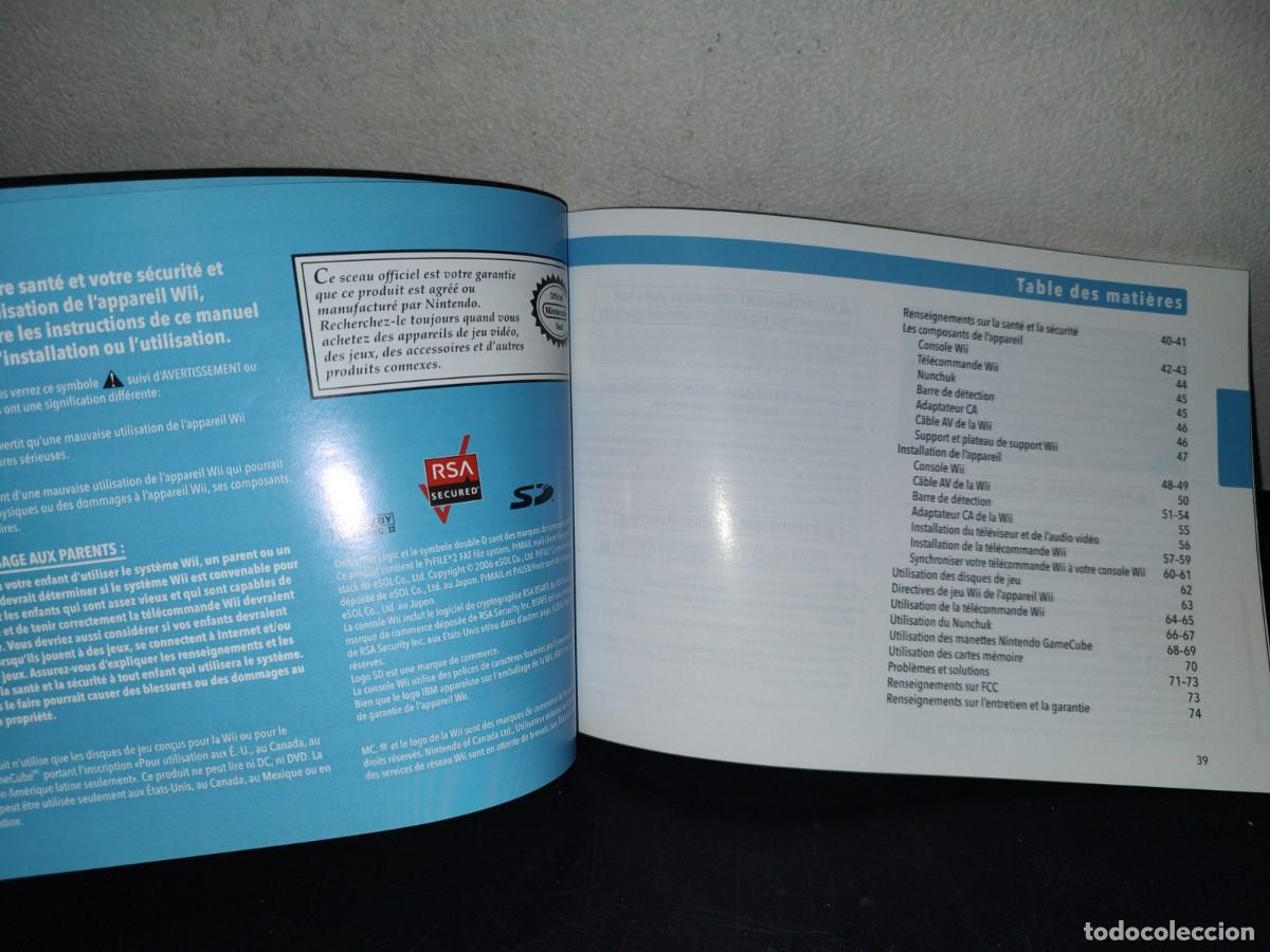 Libros de segunda mano: 204- NINTENDO. WII OPERATIONS MANUAL. SYSTEM SETUP - 2007 - Foto 7