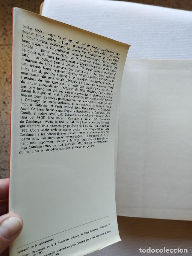 Libros de segunda mano: Lliga catalana. Lestructura del partit: lorganitzaci&oacute;. El programa pol&iacute;tic. Canals dinflu&egrave;ncia - Foto 2