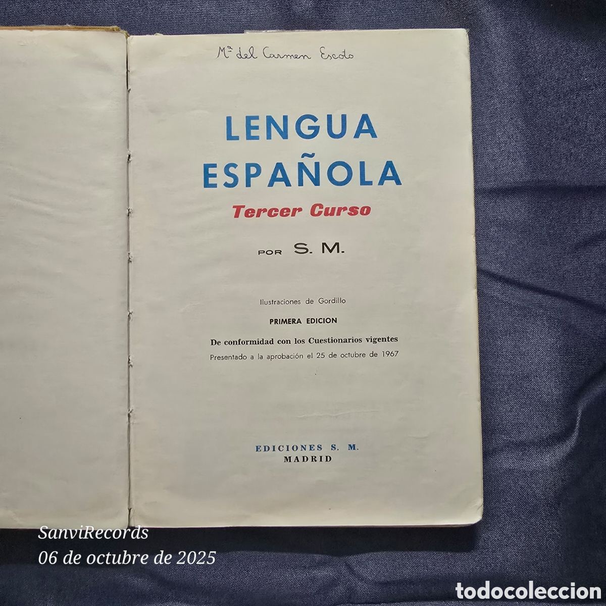 Libros de segunda mano: LENGUA ESPA&Ntilde;OLA, 3&deg; CURSO (S.M.) - Foto 2