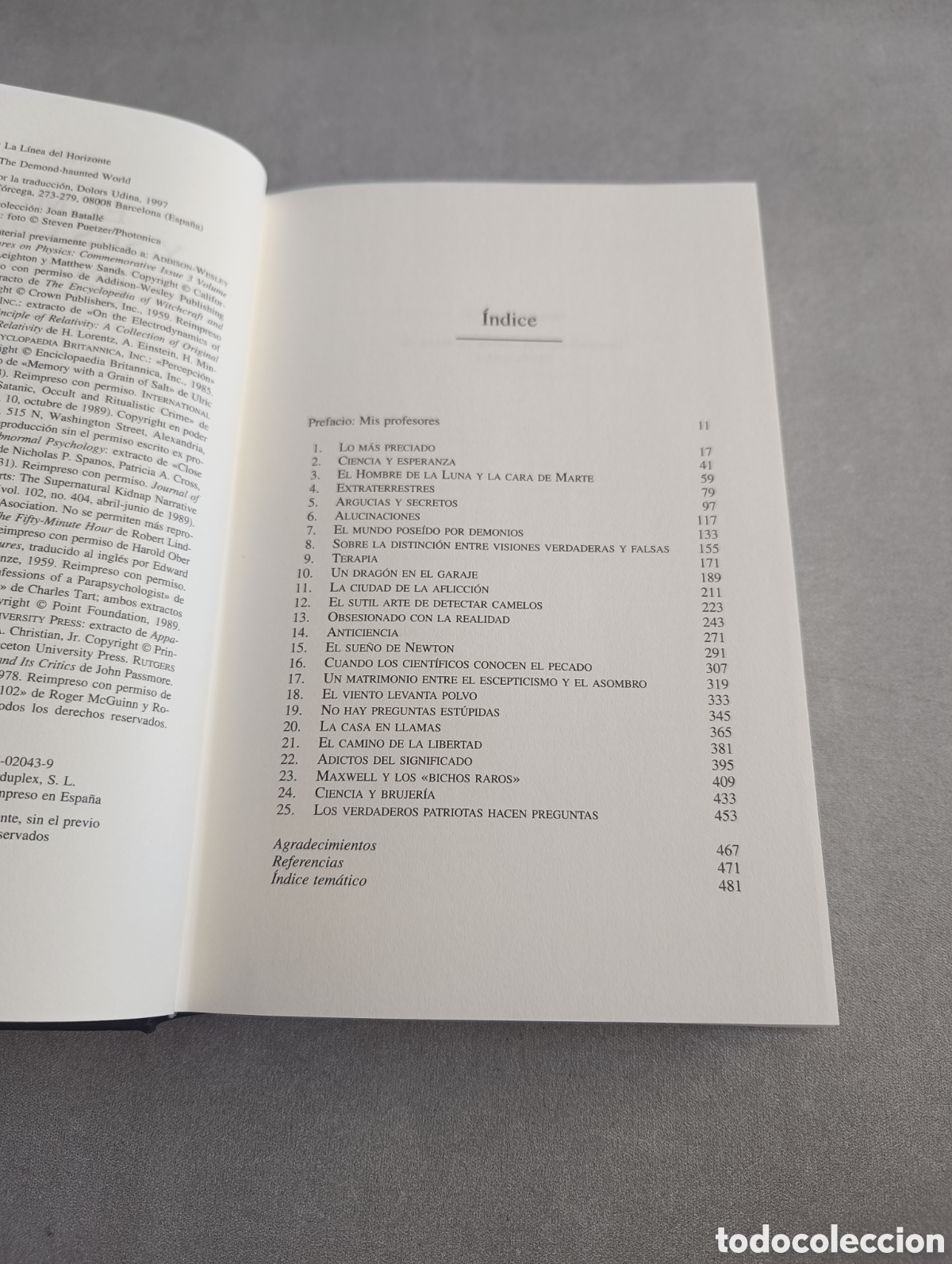 Libros de segunda mano: El mundo y sus demonios. Carl Sagan. - Foto 7