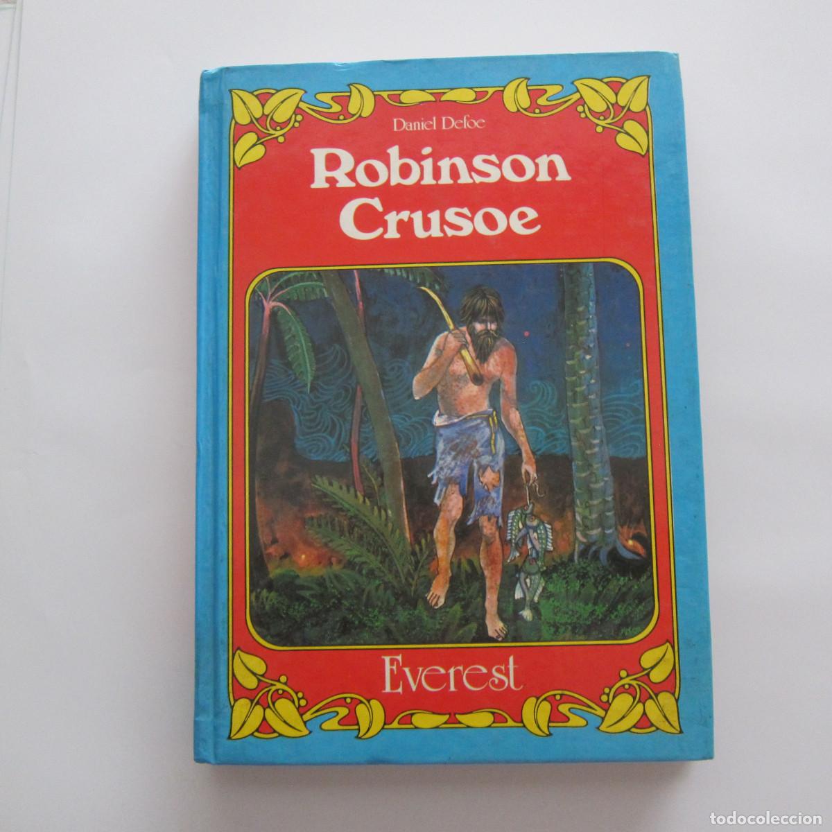 Libros de segunda mano: ROBINSON CRUSOE - DANIEL DEFOE (EVEREST) JUVENIL - Foto 1