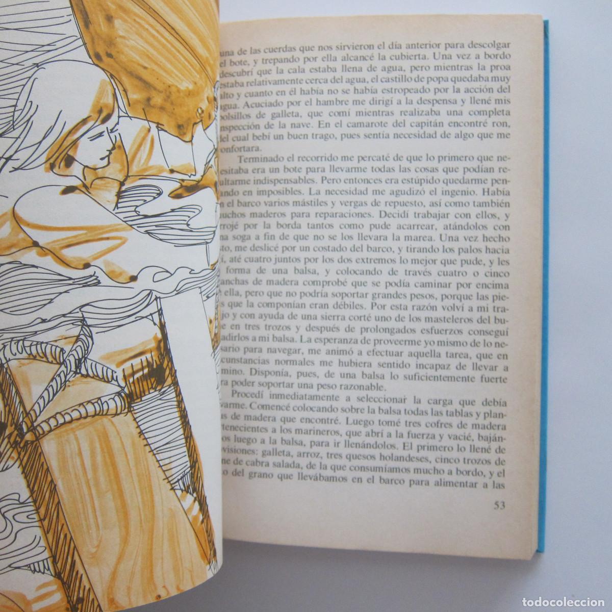 Libros de segunda mano: ROBINSON CRUSOE - DANIEL DEFOE (EVEREST) JUVENIL - Foto 7