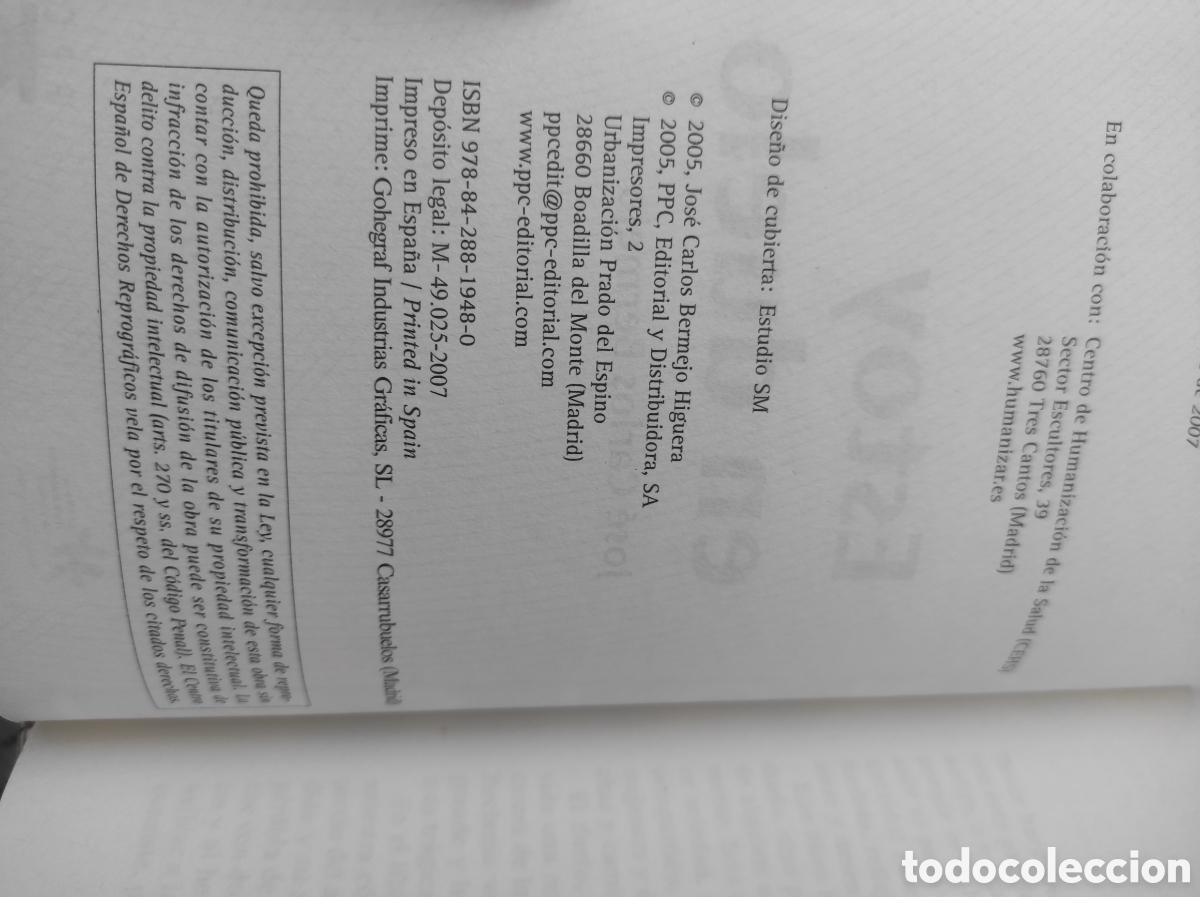 Libros de segunda mano: Jos&eacute; Carlos Bermejo. Estoy en duelo. (PEDIDO M&Iacute;NIMO 5&euro;) - Foto 3