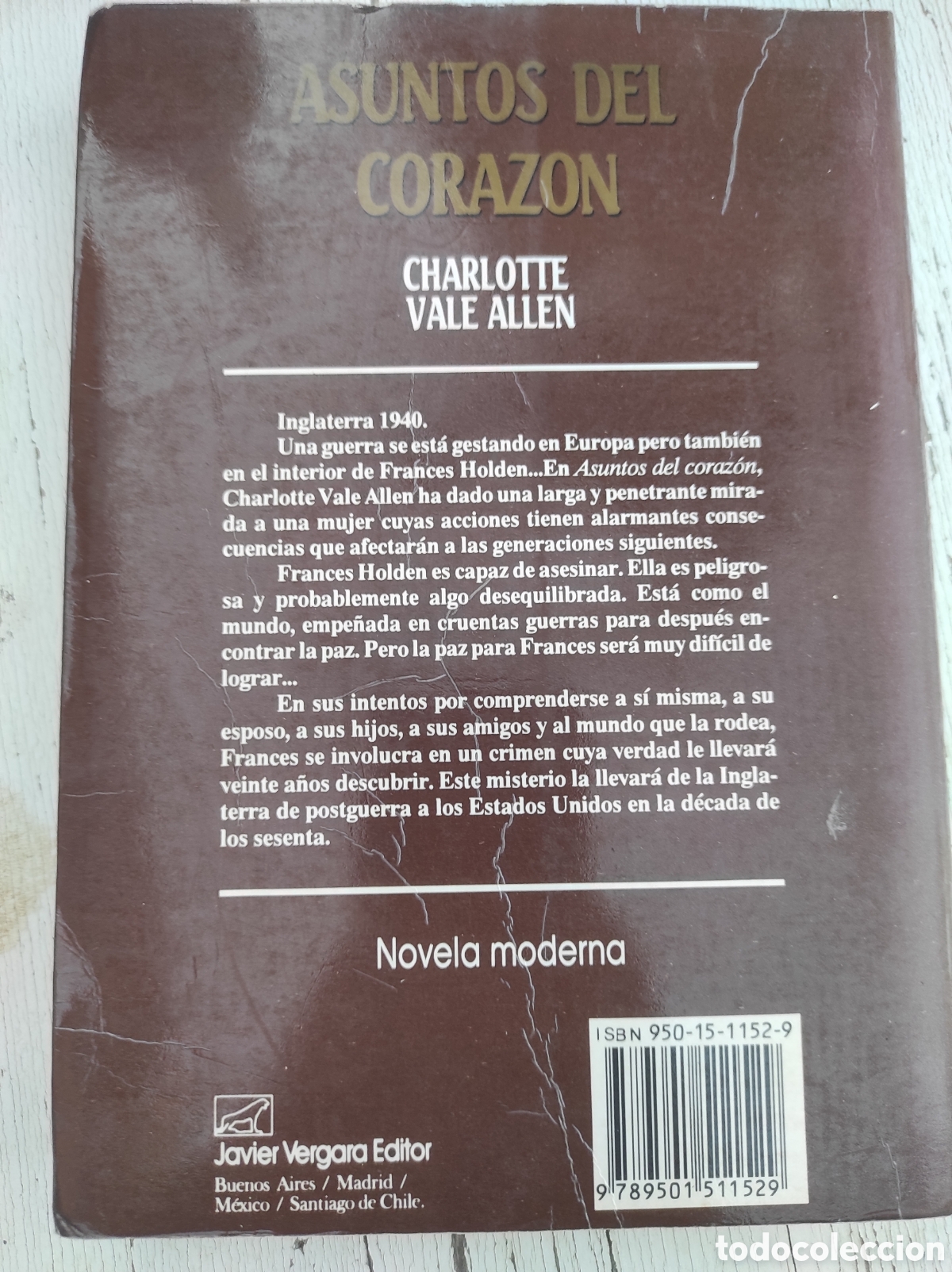 Libros de segunda mano: Asuntos del coraz&oacute;n. Charlotte Vale Allen (PEDIDO M&Iacute;NIMO 5&euro;) - Foto 2