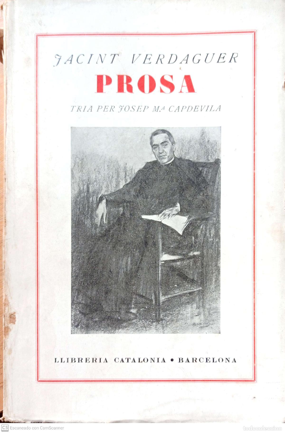 Libros de segunda mano: Prosa - Jacint Verdaguer - Foto 1