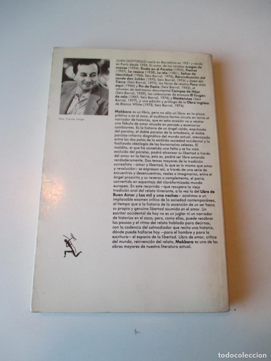 Libros de segunda mano: JUAN GOYTISOLO Makbara W36617 - Foto 2