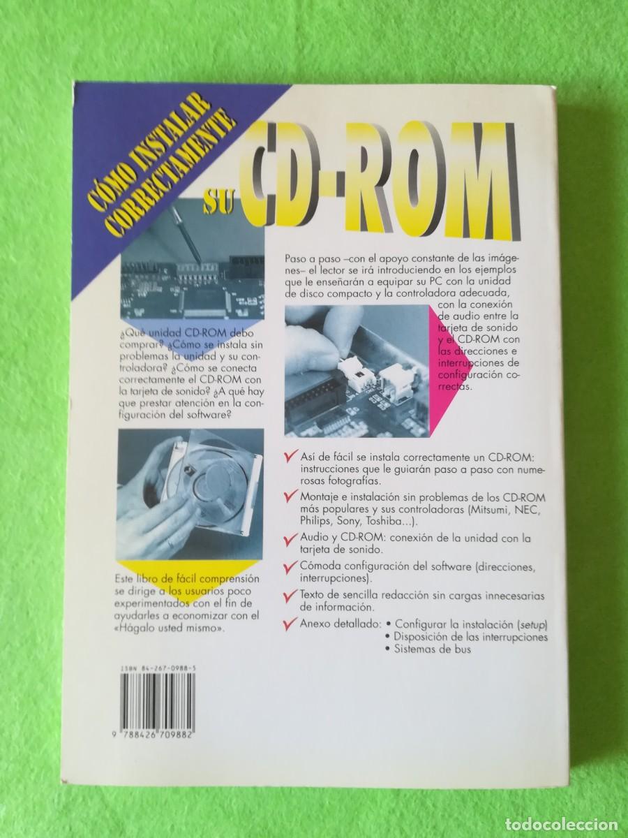Libros de segunda mano: Como instalar correctamente su cd rom Thomas Jungluth marcombo 1994 - Foto 2