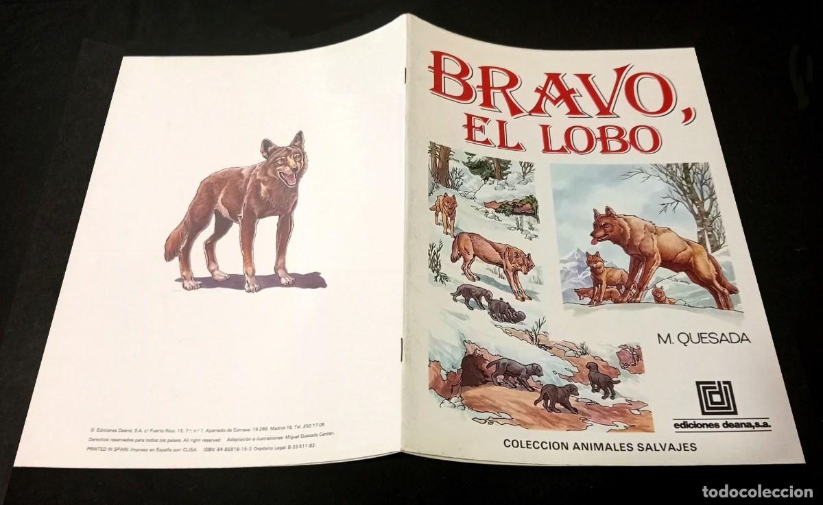 Gebrauchte B&uuml;cher: �M2870 - BRAVO EL LOBO. EDICIONES DEANA 1982 ILUSTRADO POR MIGUEL QUESADA. ANIMALES SALVAJES