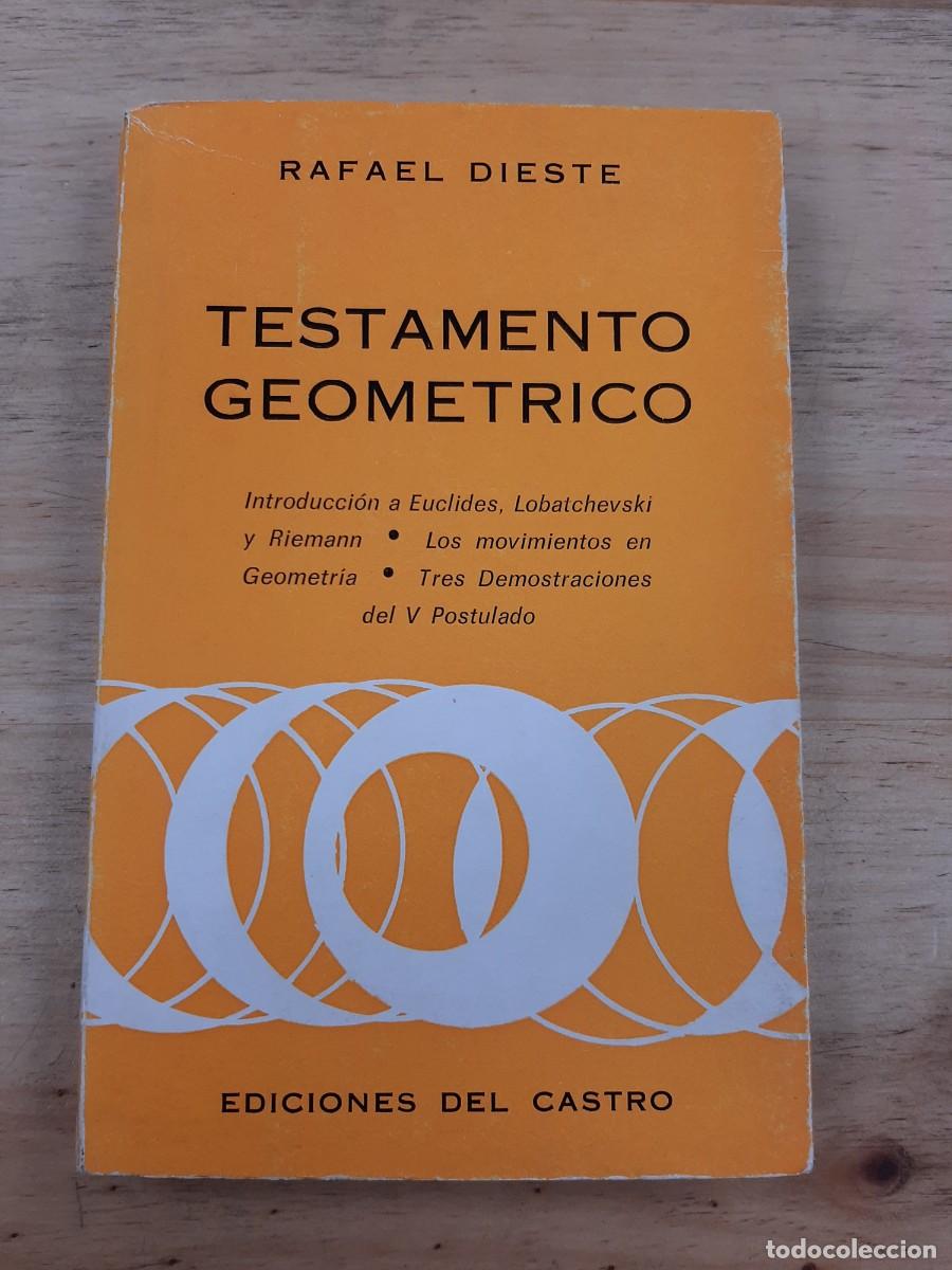Libros de segunda mano: Testamento geom&eacute;trico - Dieste, Rafael - Ediciones del Castro., A Coru&ntilde;a., 1975 - Foto 1