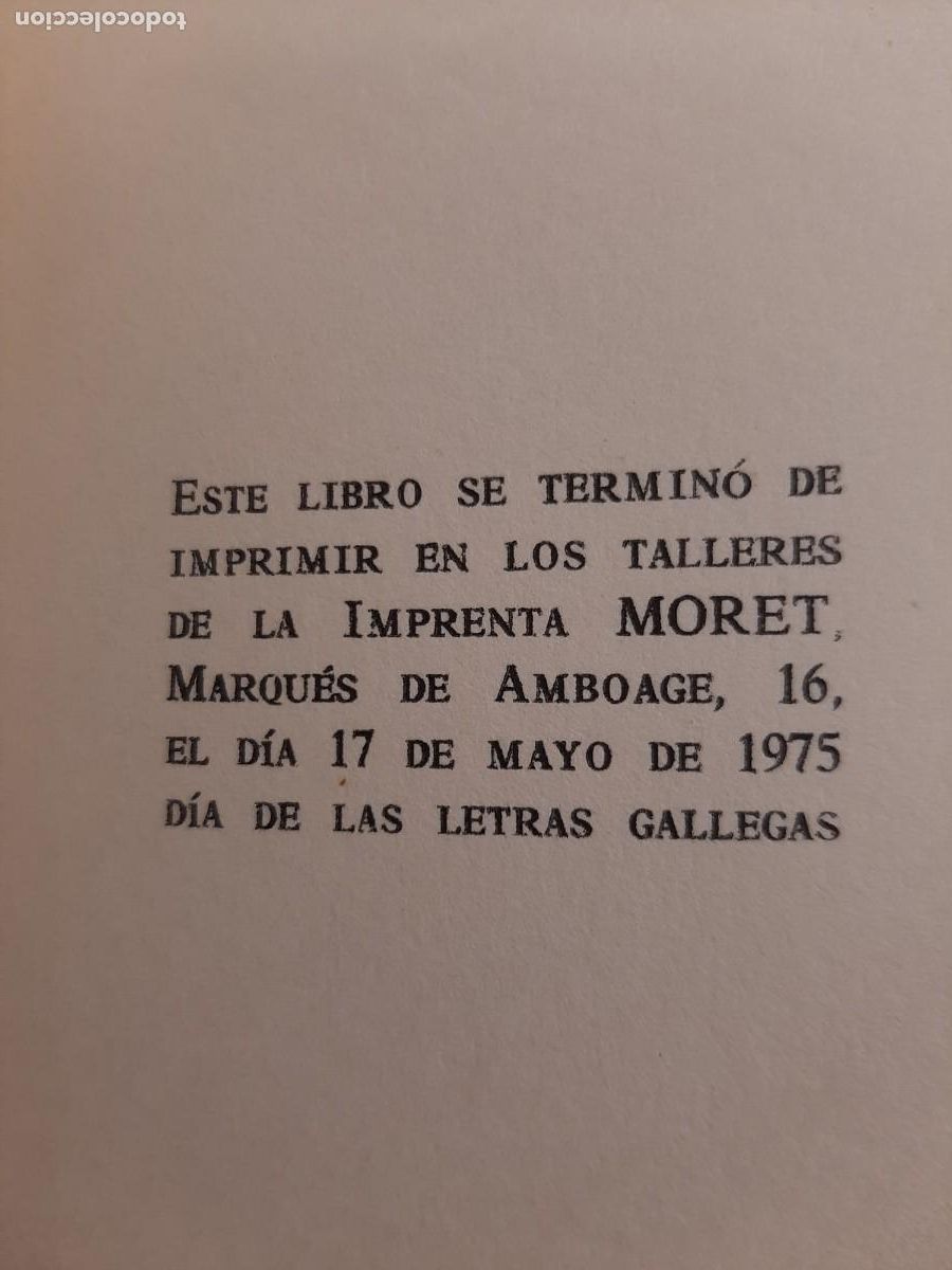 Libros de segunda mano: Testamento geom&eacute;trico - Dieste, Rafael - Ediciones del Castro., A Coru&ntilde;a., 1975 - Foto 7