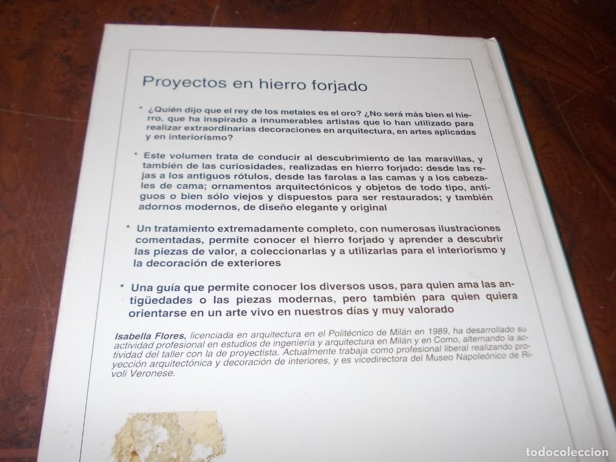 Libros de segunda mano: Proyectos en hierro forjado. Isabella Flores. Editorial De Vecchi 1.995 - Foto 2