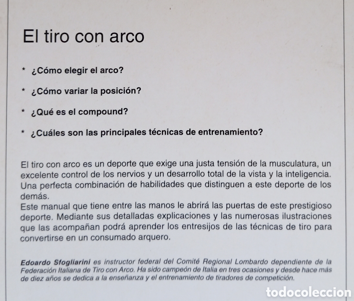 Libros de segunda mano: EL TIRO CON ARCO - EDOARDO SFOGLIARINI - Foto 3