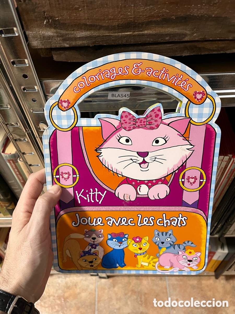 Libros de segunda mano: Blas45 coloriages et activites joue avec les chats, kitty