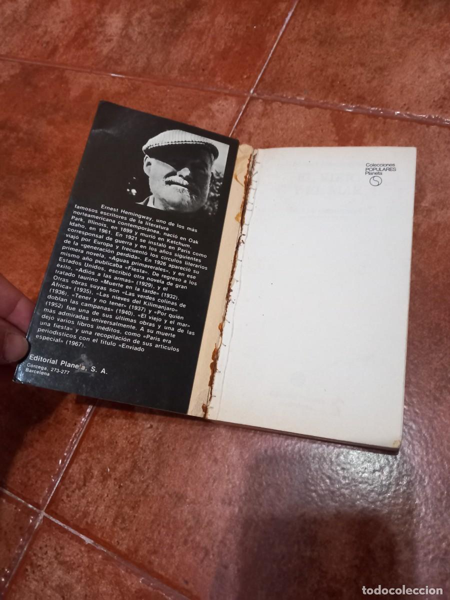 Libros de segunda mano: Libro El viejo y el mar | Ernest Hemingway | 1977 - Foto 3