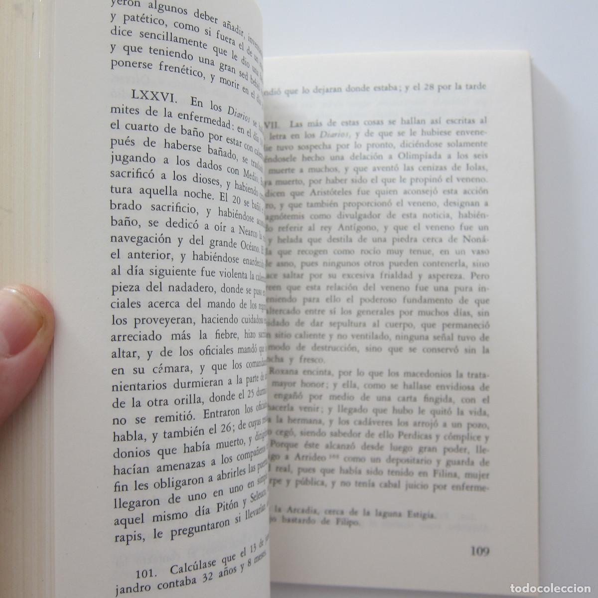 Libros de segunda mano: ALEJANDRO Y CESAR (VIDAS PARALELAS) - PLUTARCO (BBS) HISTORIA - Foto 6