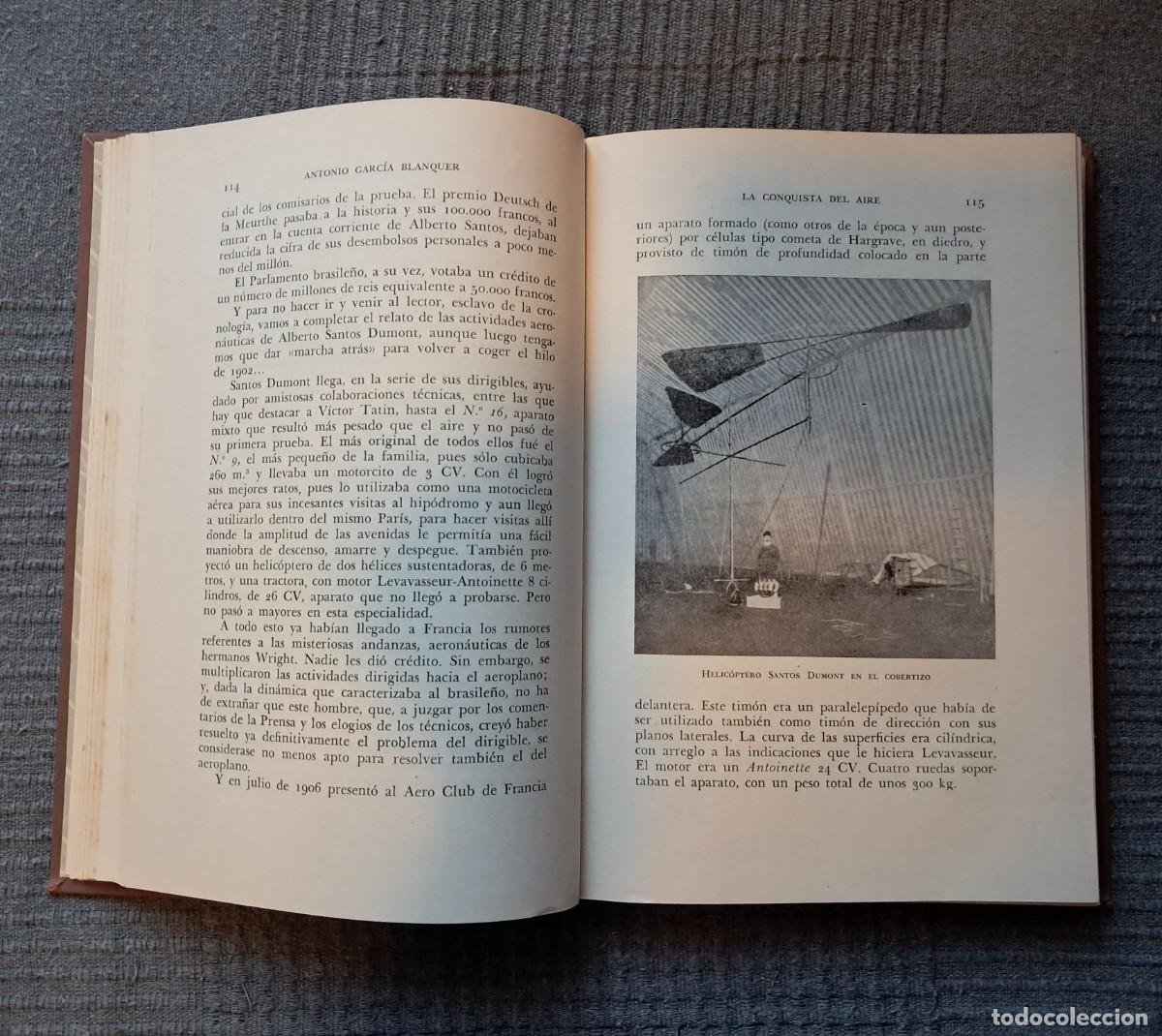 Libros de segunda mano: LA CONQUISTA DEL AIRE - A. GARC&Iacute;A BLANQUER - Foto 7