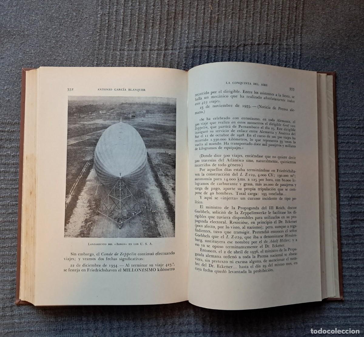 Libros de segunda mano: LA CONQUISTA DEL AIRE - A. GARC&Iacute;A BLANQUER - Foto 9